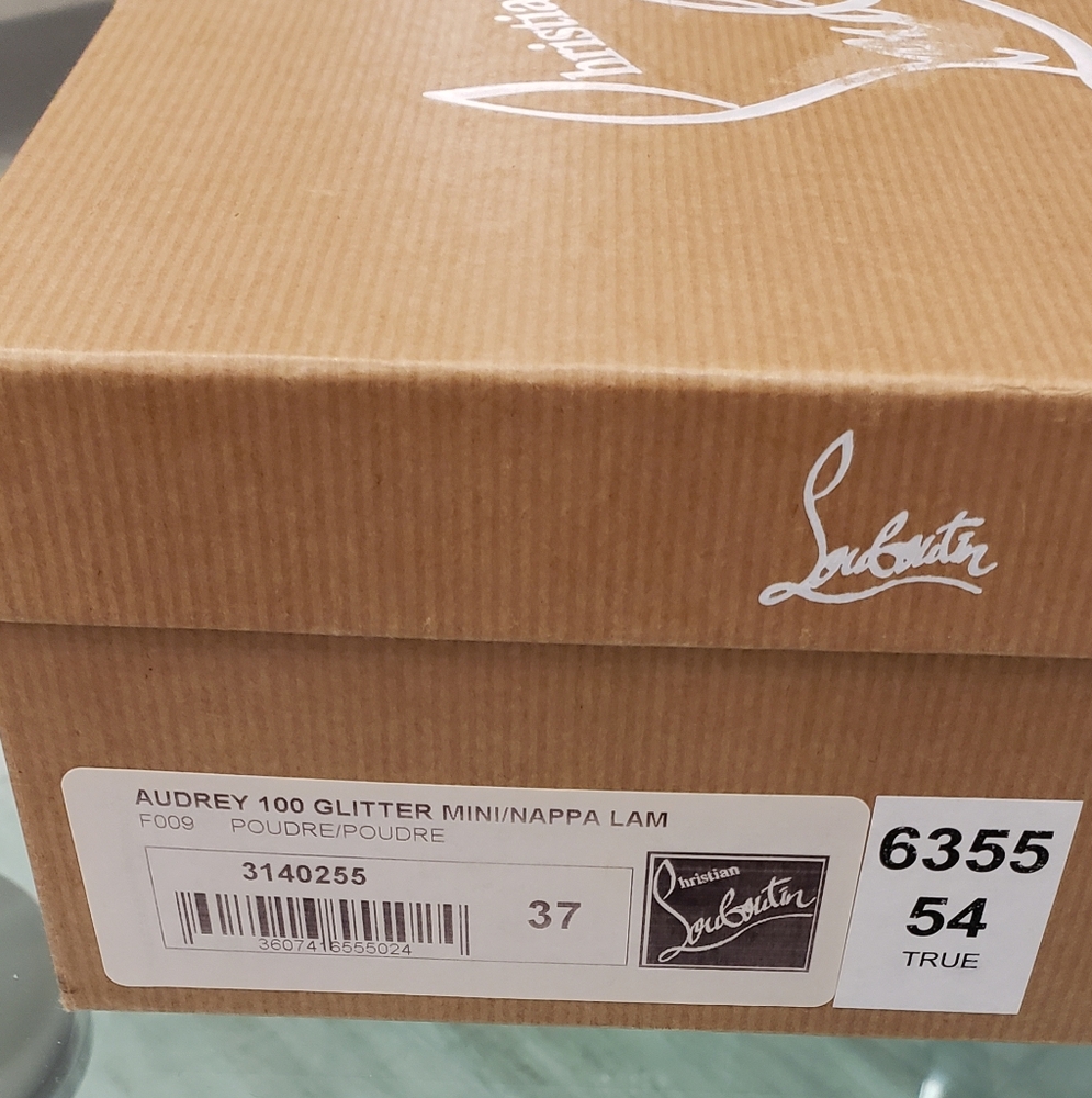 EUC- Christian Louboutin Gold Strappy Heels - Picture 11 of 16